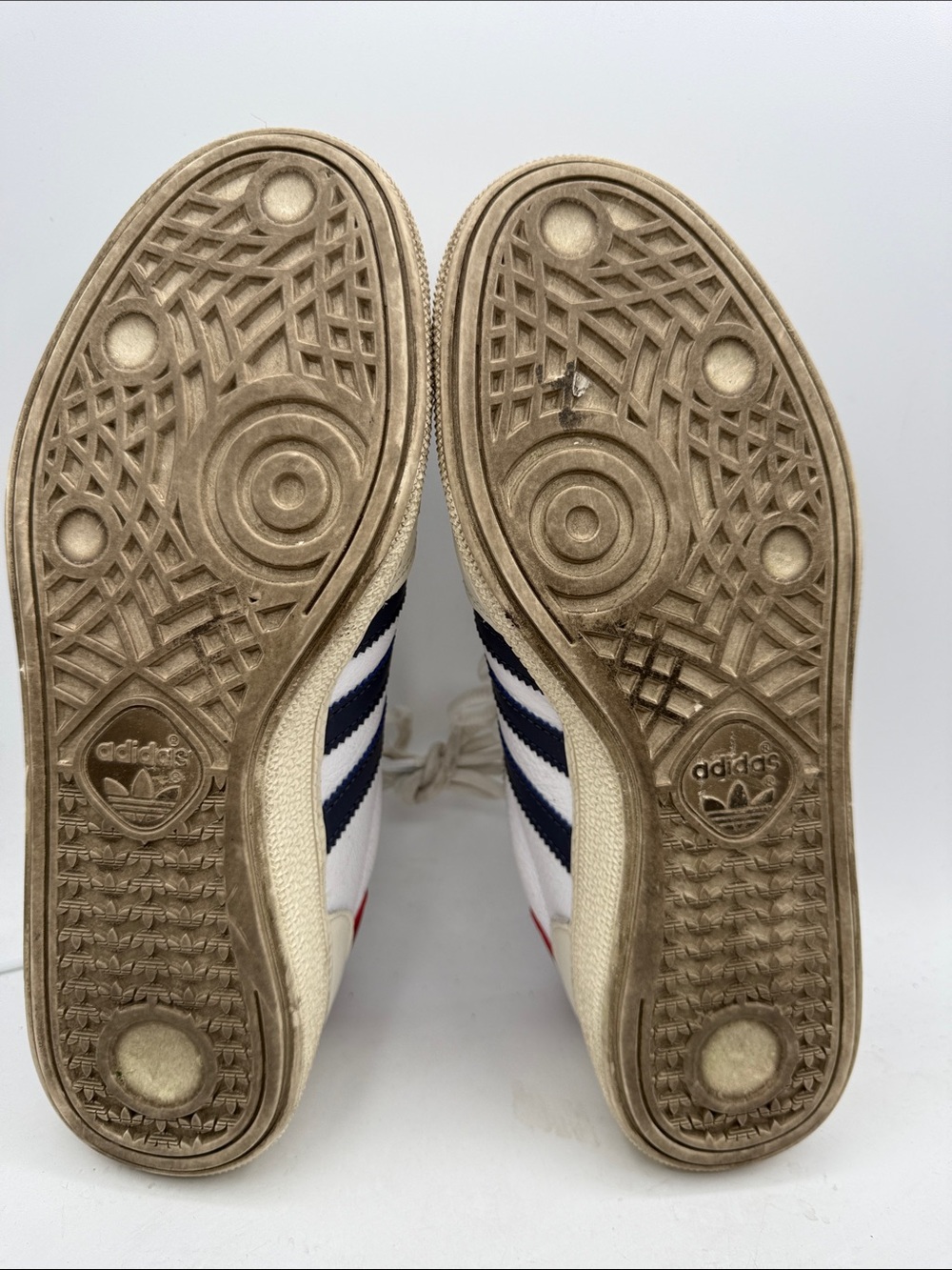 Adidas HAMDBALL SPEZIAL men’s 6.5 women’s 7.5 blue strip red heel S11 - Picture 5 of 6